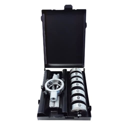 PROJAHN - Schneideisen Satz HSS-G 8-tlg. M3 - M12 mit Schneideisenhalter