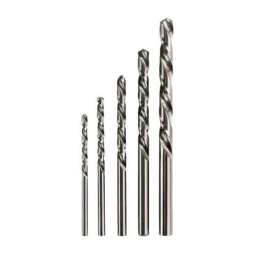 PROJAHN - Set DIN338 HSS-G 5-tlg. linksschneidend 3 - 3,5 - 4,5 - 5,5 - 7 mm in Kunststoffpack