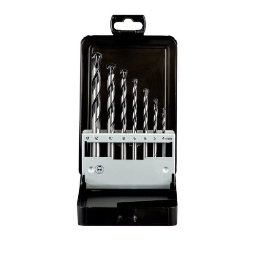 PROJAHN - TCT Betonbohrer Set 7-tlg. 4-5-6-6-8-10-12 mm in Metallkassette