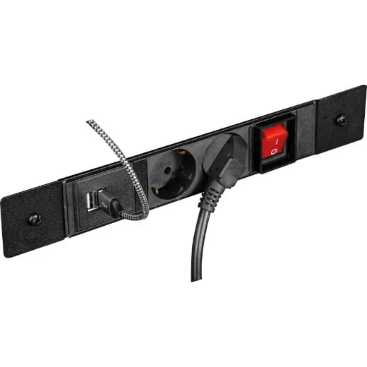 PROJAHN - Zubehör Werkstattwagen UNIVERSE UK-Version 240V Steckerleiste inkl. 5m Kabel und Kabelhalter