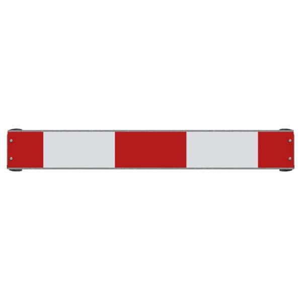 Schake - Warnschild mit Rohrschellen — Folientyp: Folie RA1/A