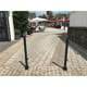 Schake - Absperr-Stilpfosten Serie 466B Ø 60 mm — Befestigung: herausnehmbar, selbsteinrastende Verriegelung mit…