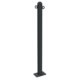 Schake - Absperr-Stilpfosten Serie 468B Ø 60 mm — Befestigung: herausnehmbar, selbsteinrastende Verriegelung mit…