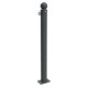 Schake - Absperr-Stilpfosten Serie 474B Ø 76 mm — Befestigung: herausnehmbar, selbsteinrastende Verriegelung mit…
