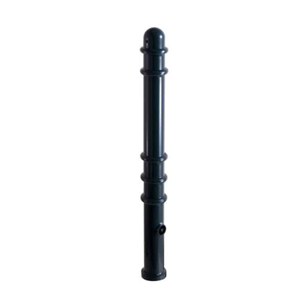 Schake - Absperr-Stilpfosten Serie 479B Ø 76 mm — Befestigung: herausnehmbar, selbsteinrastende Verriegelung mit…