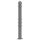 Schake - Absperr-Stilpfosten Serie 479B Ø 76 mm — Befestigung: herausnehmbar, selbsteinrastende Verriegelung mit…