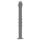 Schake - Absperr-Stilpfosten Serie 479B Ø 76 mm — Befestigung: herausnehmbar, selbsteinrastende Verriegelung mit…