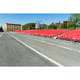 Schake - Absperrgitter mit Werbebanner