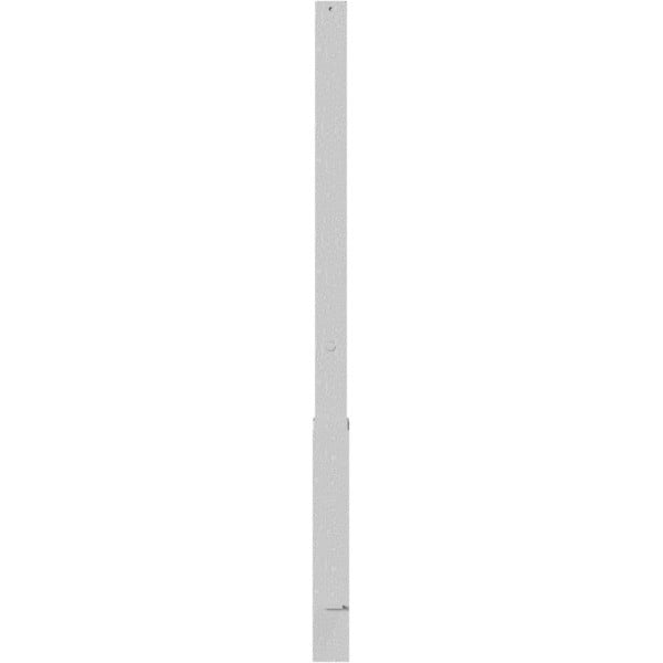 Schake - Absperrpfosten 70 x 70 mm herausnehmbar mit Dreikantverschluss — Farbe: feuerverzinkt, Ösen: mit 1 Öse