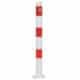Schake - Absperrpfosten Stahlrohr Ø 76 x 2,6 mm ortsfest allseitig bis 30° neigbar — Farbe: feuerverzinkt, Ösen: mit 1 Öse
