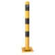 Schake - Absperrpfosten Stahlrohr Ø 89 x 2,9 mm allseitig neigbar gelb / schwarz