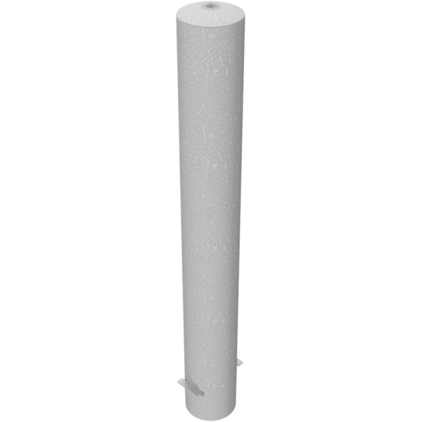 Schake - Absperrpoller Stahlrohr Ø 152 x 3,2 mm ortsfest zum Einbetonieren — Farbe: feuerverzinkt, Gesamtlänge: 1200 mm