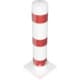 Schake - Absperrpoller Stahlrohr Ø 193 x 3,6 mm ortsfest für Dübelbefestigung — Farbe: feuerverzinkt, Gesamtlänge: 1000 mm