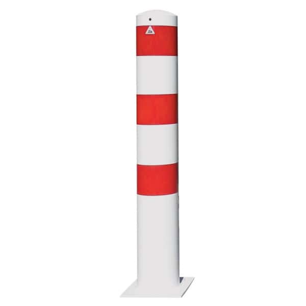 Schake - Absperrpoller Stahlrohr Ø 273 x 5 mm ortsfest für Dübelbefestigung — Farbe: feuerverzinkt, Gesamtlänge: 1500 mm