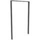 Schake - Ahnlehnbügel aus Flachstahl 50 x 12 mm — Querholm: mit Querholm, Gesamtbreite: 1000 mm