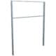 Schake - Ahnlehnbügel aus Flachstahl 50 x 12 mm — Querholm: mit Querholm, Gesamtbreite: 1000 mm