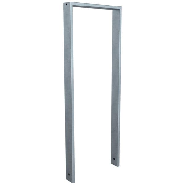 Schake - Ahnlehnbügel aus Stahlrohr 80 x 20 mm — Querholm: mit Querholm, Gesamtbreite: 1000 mm