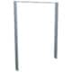 Schake - Anlehnbügel aus Flachstahl 80 x 12 mm — Querholm: mit Querholm, Gesamtbreite: 1000 mm