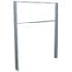 Schake - Anlehnbügel aus Flachstahl 80 x 12 mm — Querholm: mit Querholm, Gesamtbreite: 1000 mm
