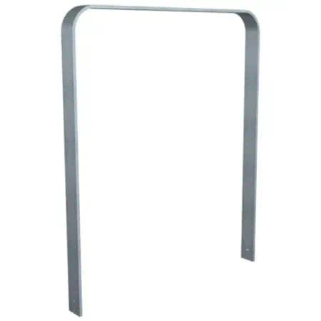 Schake - Anlehnbügel aus Flachstahl 80 x 12 mm in gebogener Ausführung