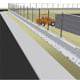 Schake - Betonleitwand SET 1 — Zauntyp: inkl. Mobilzaun "Standard"