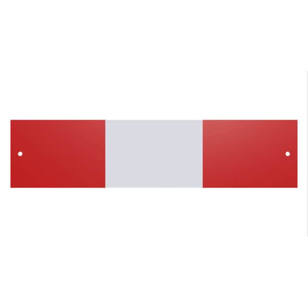Schake - Beton-Aufstellvorrichtung Schild — Folientyp: Logoschild mit individueller Bedruckung