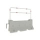 Schake - Betonleitwand SET 3 — Rohrbügel: Rohrbügel mit Querholm, Farbe: verzinkt