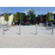 Schake - Edelstahlpfosten 70 x 70 mm — Befestigung: herausnehmbar, selbsteinrastende Verriegelung mit feuerverzinkter…