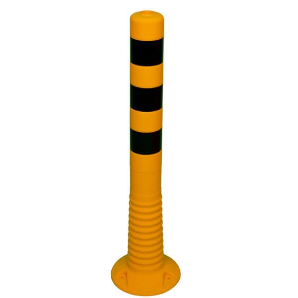 Schake - Flexipfosten gelb / schwarz Ø 80 mm — Höhe:: 1000 mm