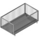 Schake - Gitter-Korb 1,48m x 0,78m x 0,53m