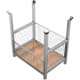 Schake - GS geprüfte Palette 1,05 m x 0,68 m DP Flachpaletten geeignet — Palettentyp: Gitterboxpalette Füllmaße: 1,08 m x…