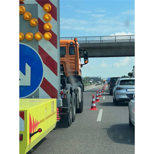 Schake - Leitkegel blau — Höhe:: 320 mm