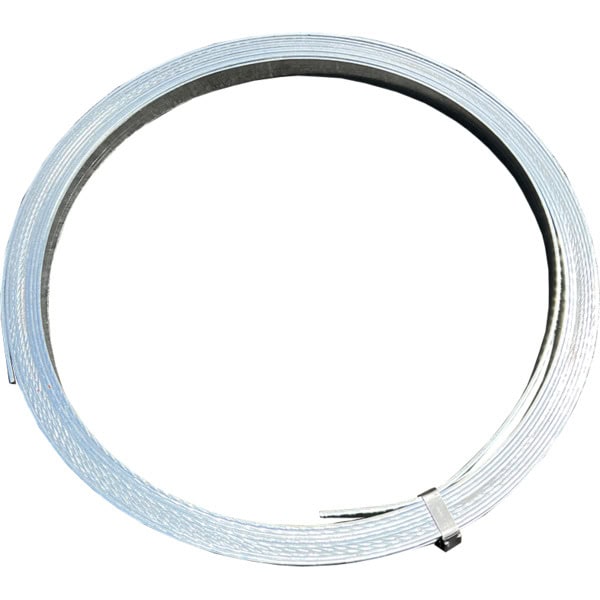 Schake - Erdungsband — Ringgröße: 25 kg, Ø 30 x 3,5 mm, Stahlausführung: feuerverzinkte Stahlauflage