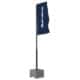 Schake - Fahnenmast SET aus Stahl — Farbe: Stahlmast, RAL 9005