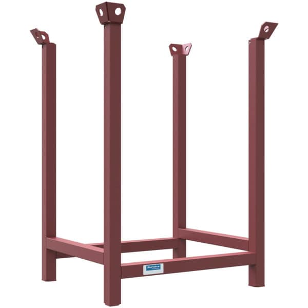 Schake - Stapelpalette 0,68m x 0,52m x 0,90m — Farbe: verzinkt