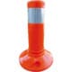 Schake - Flexipfosten rot / weiß Ø 80 mm — Höhe & Streifenanzahl: Höhe 1000 mm Ø 80 mm, PUR, 4 reflektierende Streifen…