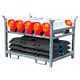 Schake - SET 3 mit 10 Baken, Fußplatten und Lampen auf Lager- und Trasportpalette — Folientyp: mit Folie Typ RA1/A…