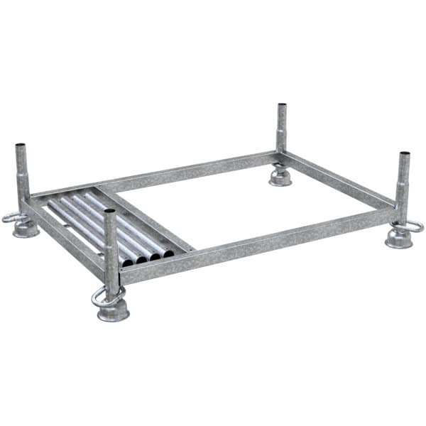 Schake - Stapelpalette 1,20m x 0,80m x 0,70m — Farbe: verzinkt