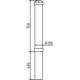 Schake - Stilpoller Stahlrohr Ø 108 mm — Überflur / Gesamtlänge: Höhe Überflur 750 mm Gesamtlänge ca. 1100 mm…