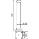 Schake - Stilpoller Stahlrohr Ø 108 mm — Überflur / Gesamtlänge: Höhe Überflur 750 mm Gesamtlänge ca. 1100 mm…