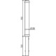 Schake - Stilpoller Stahlrohr Ø 108 mm — Überflur / Gesamtlänge: Höhe Überflur 750 mm Gesamtlänge ca. 1100 mm…
