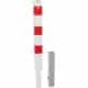 Schake - Absperrpfosten Stahlrohr 100 x 100 x 3 mm herausnehmbar mit Dreikantverschluss — Farbe: feuerverzinkt, Ösen: mit…