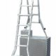 Krause TeleVario® Sprossen-Gelenk-TeleskopLeiter mit 4 Holmverlängerungen