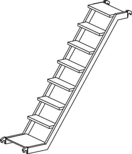 Hymer Fahrgerüst - Treppe