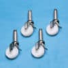 Zarges Z300 Lenkrollen mit Zapfen, 125 mm – 44433 ( 4 Stück )